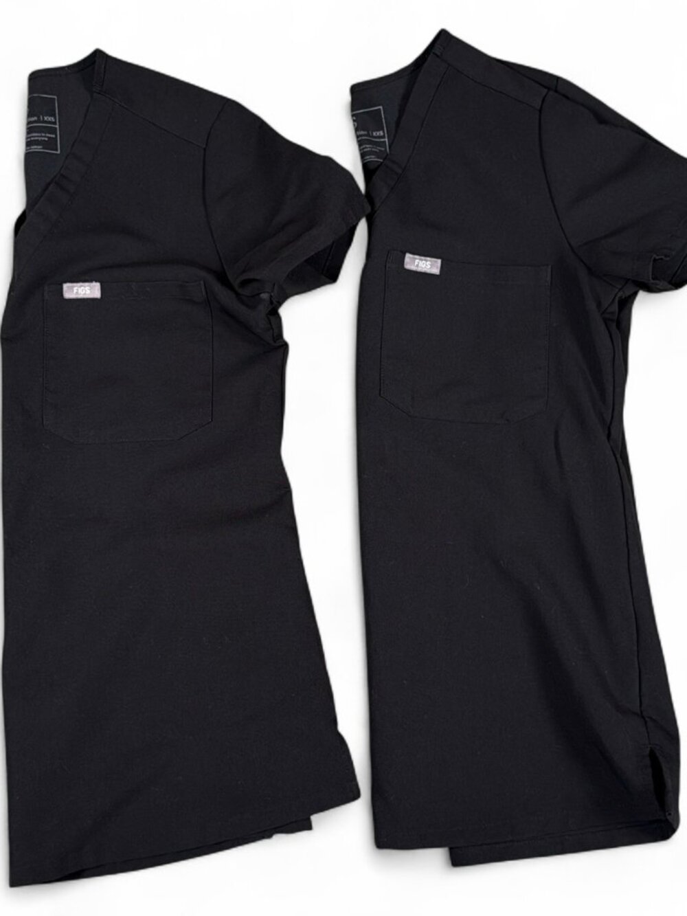 FIGS Catarina FW1000 Scrub Top Women XXS Black Lot of 2
